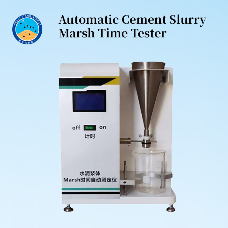 Automatic Cement Paste Flow Time Tester, Water-reducing Agent Cement Marsh Time Performance Adaptation test Instrument