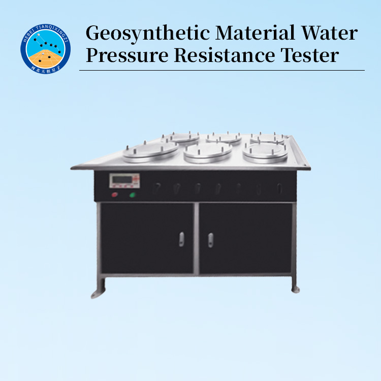 water Permeability Test Machine Geosynthetic Material Hydrostatic Pressure Tester (6 Standard Specimens, Constant Temperature)