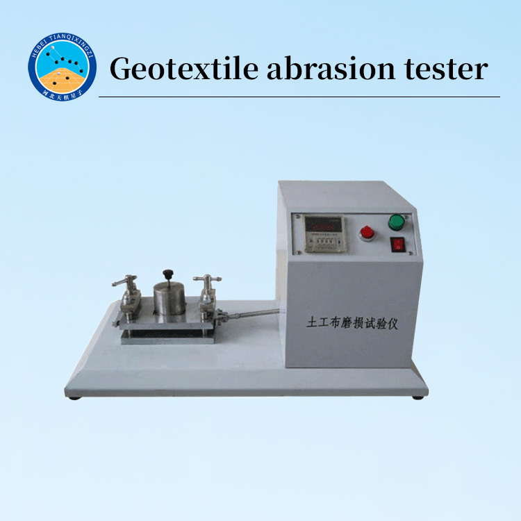 Geosynthetics Wear Resistance Tester Geotextile Abrasion Tester