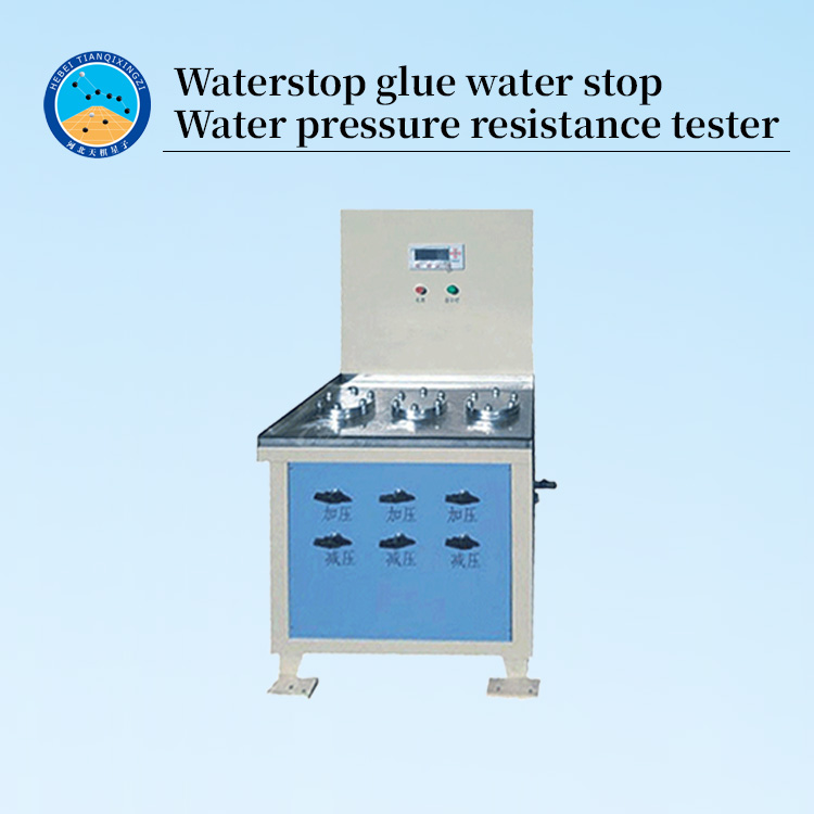 Waterstop Glue Water Stop Water Pressure Resistance Tester Impermeability Testing Machine