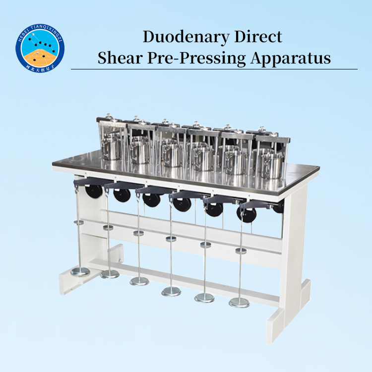 Duodenary Direct Shear Pre-pressing Apparatus Testing Machine Instruments Equipment Apparatus